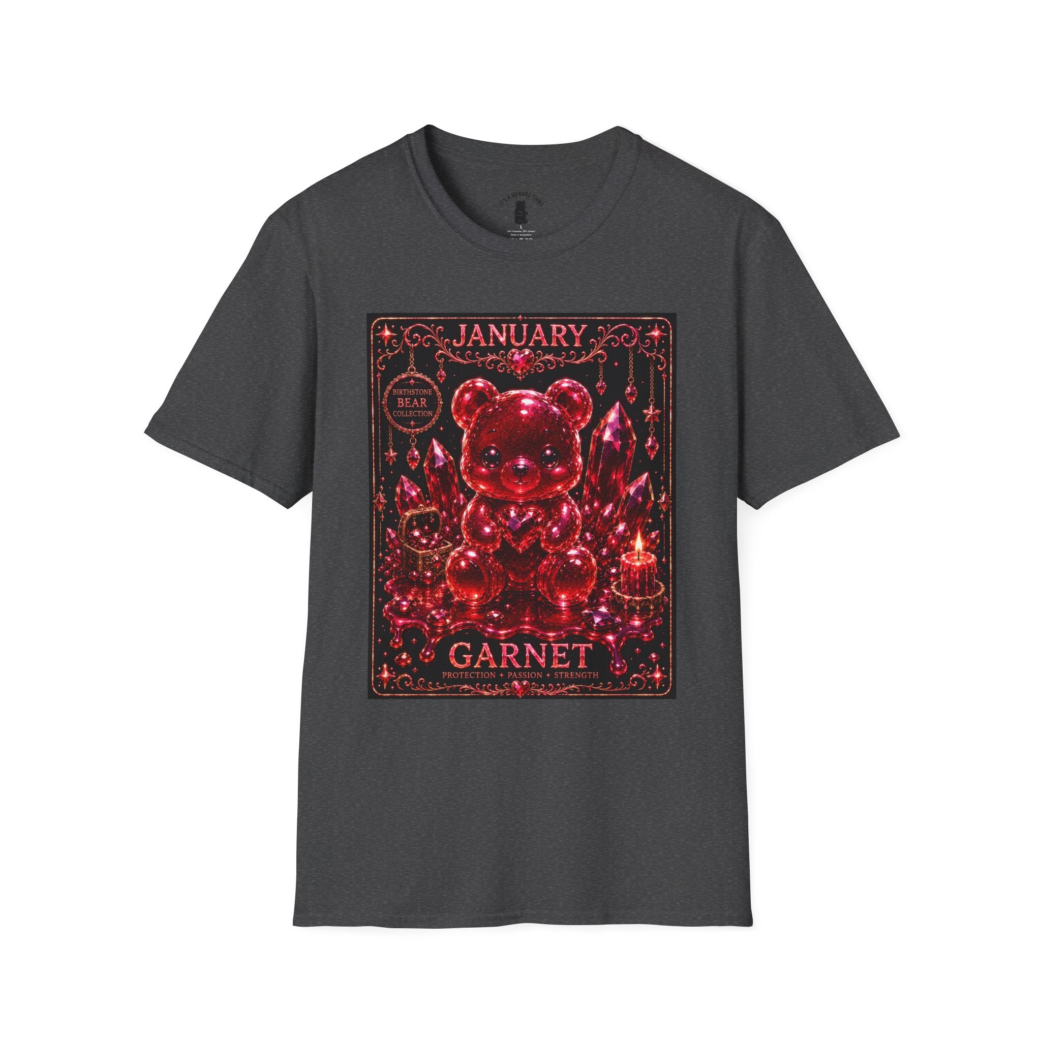 January Garnet Birthstone Oozy Bear Friend Special Addition- Graphic Shirt