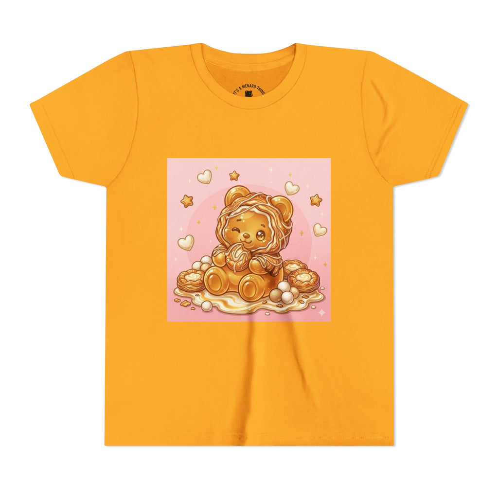 Cheese Danish Gooey Gummy Bear in Puff PJs Graphic Tee
