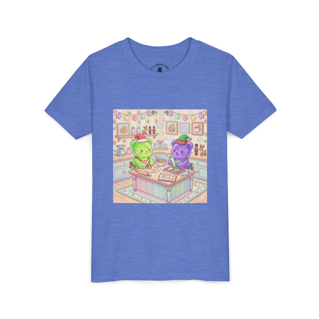 Gooey Gummies making Holiday Cookies T‑Shirt — Cute Pastel Kitchen Baking Design