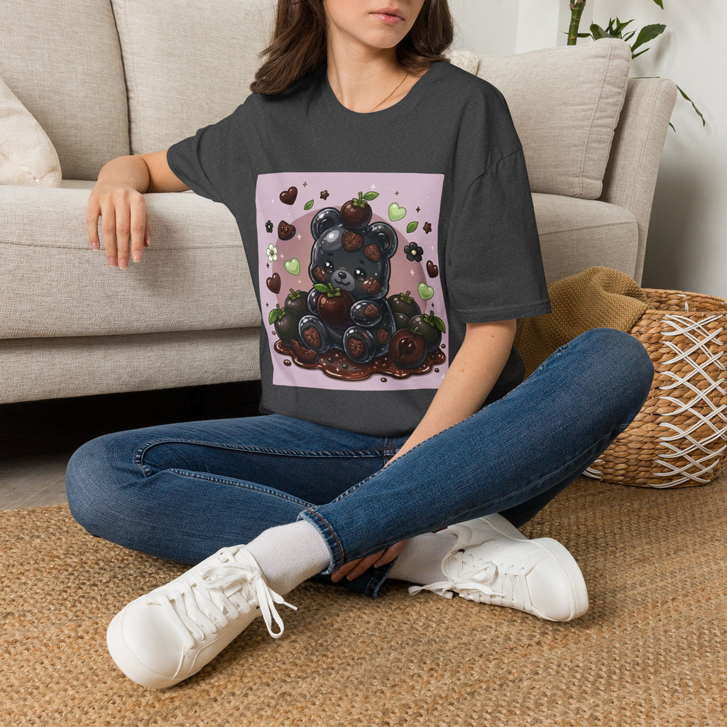 Special Black Sapote Fruit, Exotic Oozy Gummy Bear — Kawaii Graphic Shirt