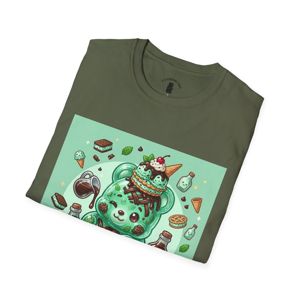Mint Chip Ice Cream, Exotic Gooey Gummy Bear — Kawaii Graphic Tee