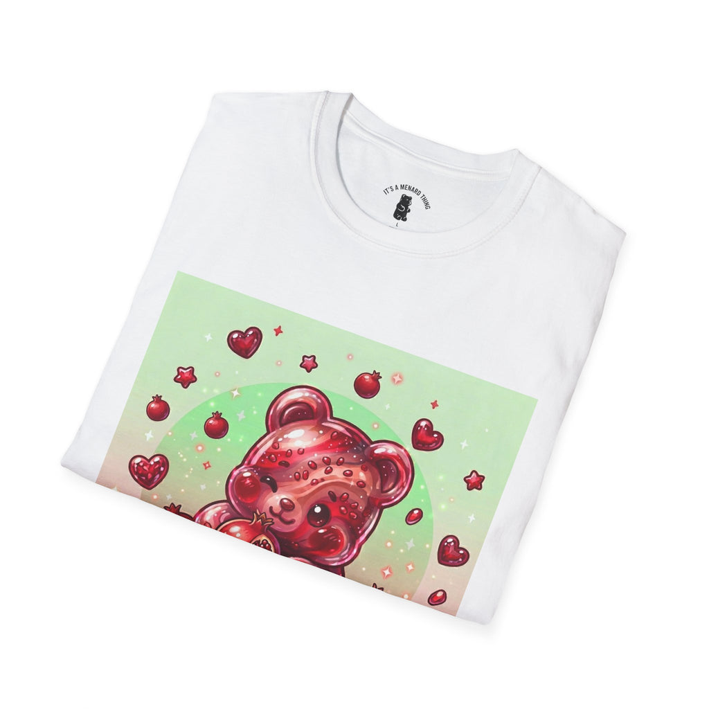 Pomegrante Red Gooey Gummy Bear — Cute Graphic Tee