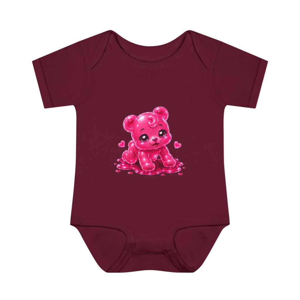 Pink Gummy Bear Infant Bodysuit - Cute Baby Shower Gift
