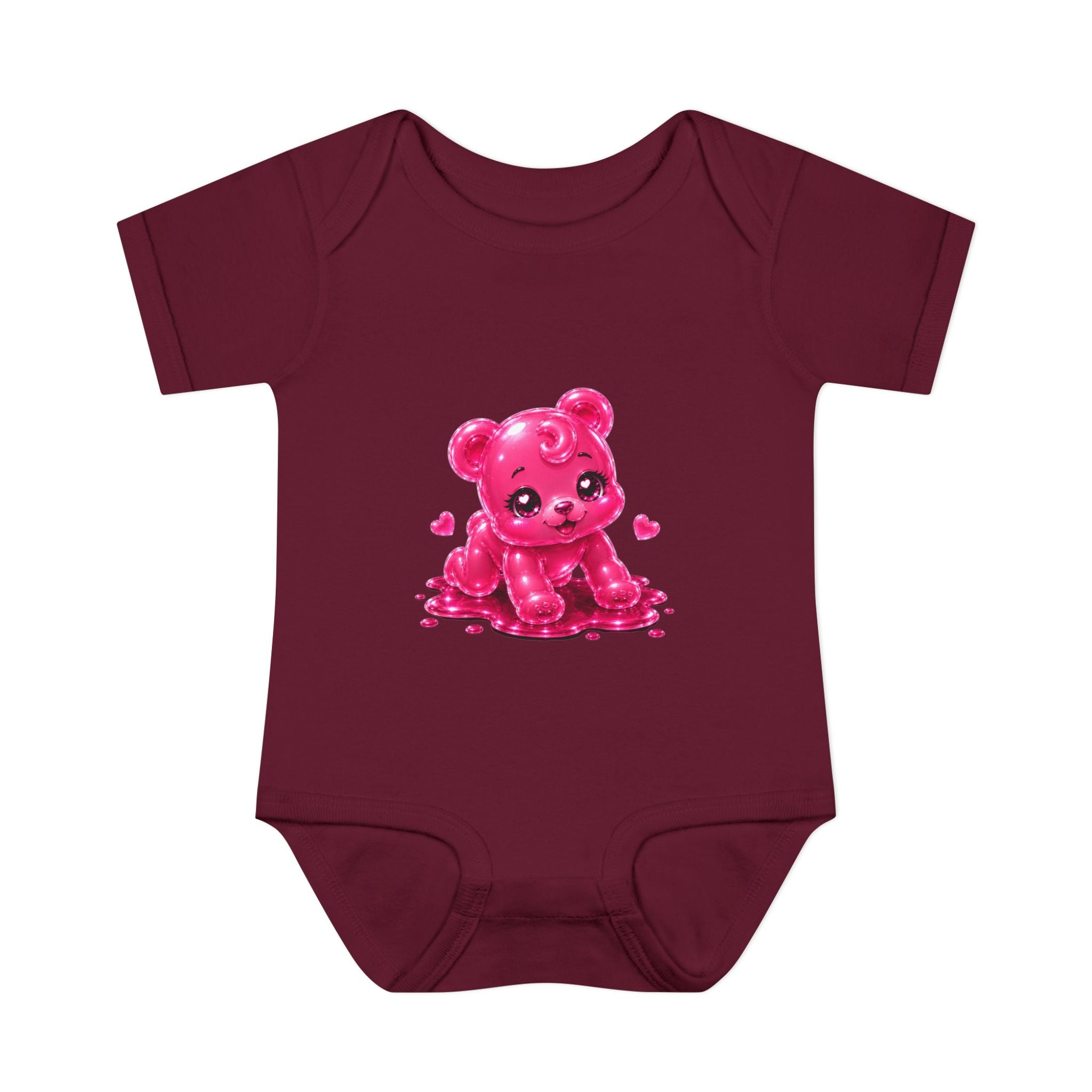 Pink Gummy Bear Infant Bodysuit - Cute Baby Shower Gift