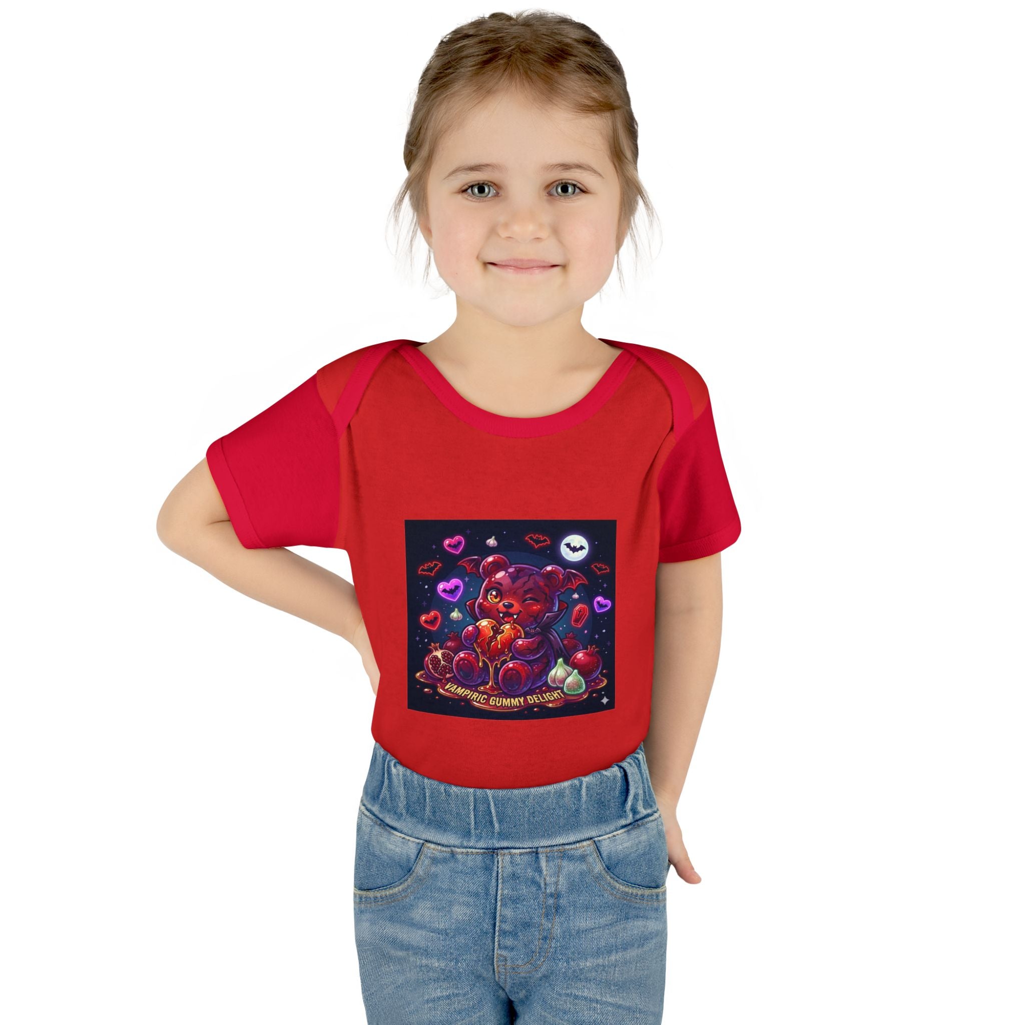 Baby Bodysuit - Cute Vampire Gooey Gummy Bear