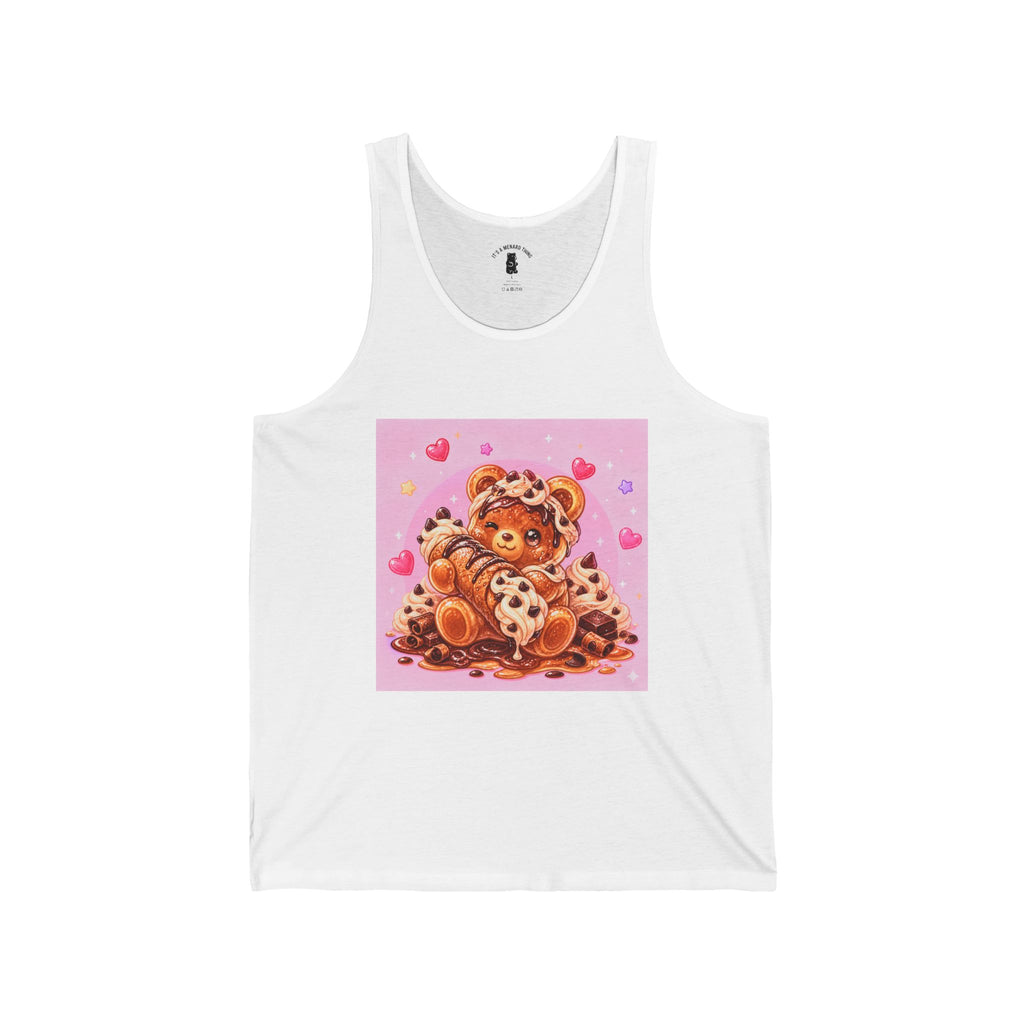 My Little Cannoli Baby, Gooey Gummy Bear- Kawaii Graphic Tank Top