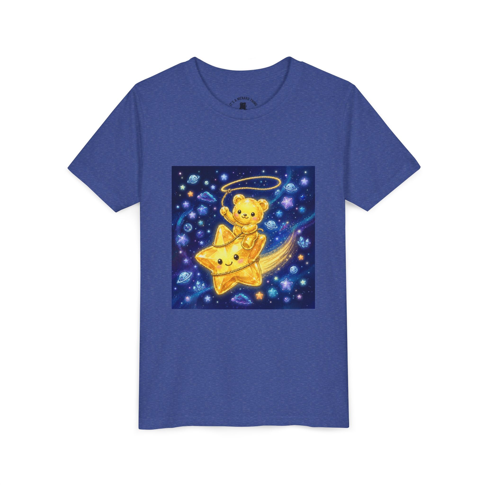 Rodeo, Giddy Up! Starlight Yellow Gooey Crystal Gummy Bear- Graphic T-Shirt