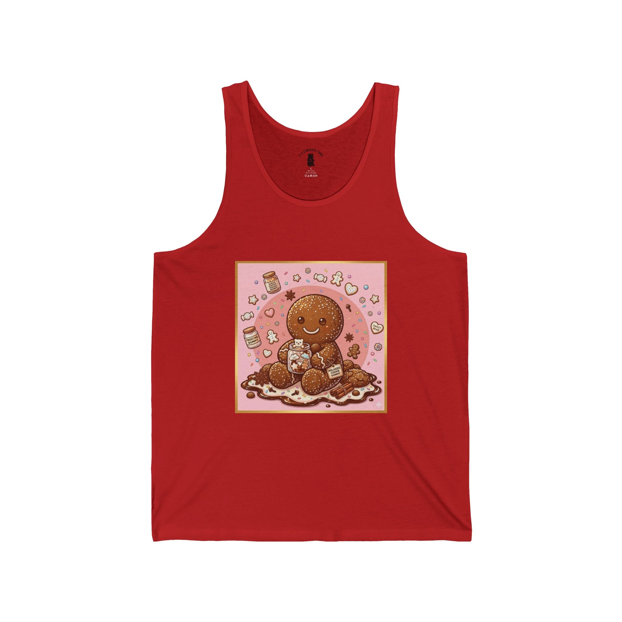 My Little Molasses man, Gooey Non-Gummy Friend — Kawaii Graphic Tank Top