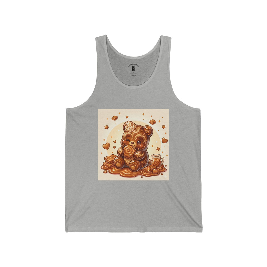 Cinnamon Coffee Cake, Gooey Gummy Bear— Cute Graphic Tank Top