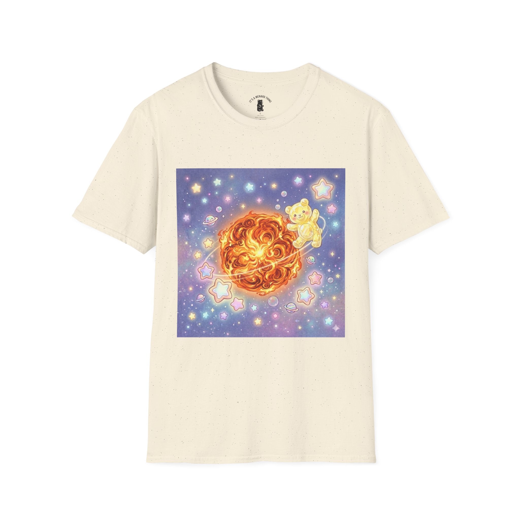 Burning Bright Sun, Yellow Crystal Gooey Gummy — Kawaii Graphic T-Shirt