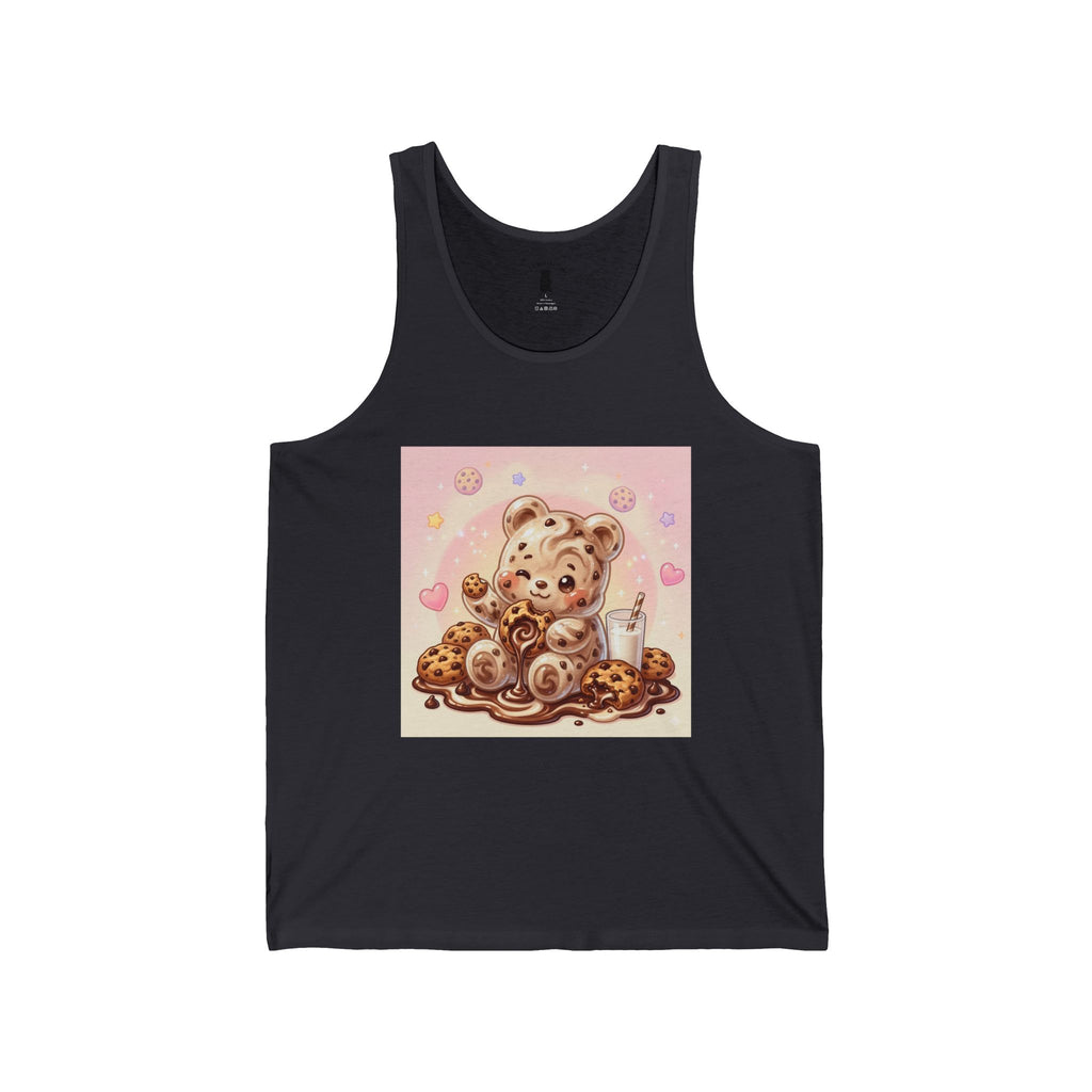 Special Milk & Cookies, Fudge Gooey Gummy Bear — Kawaii Graphic Tank Top