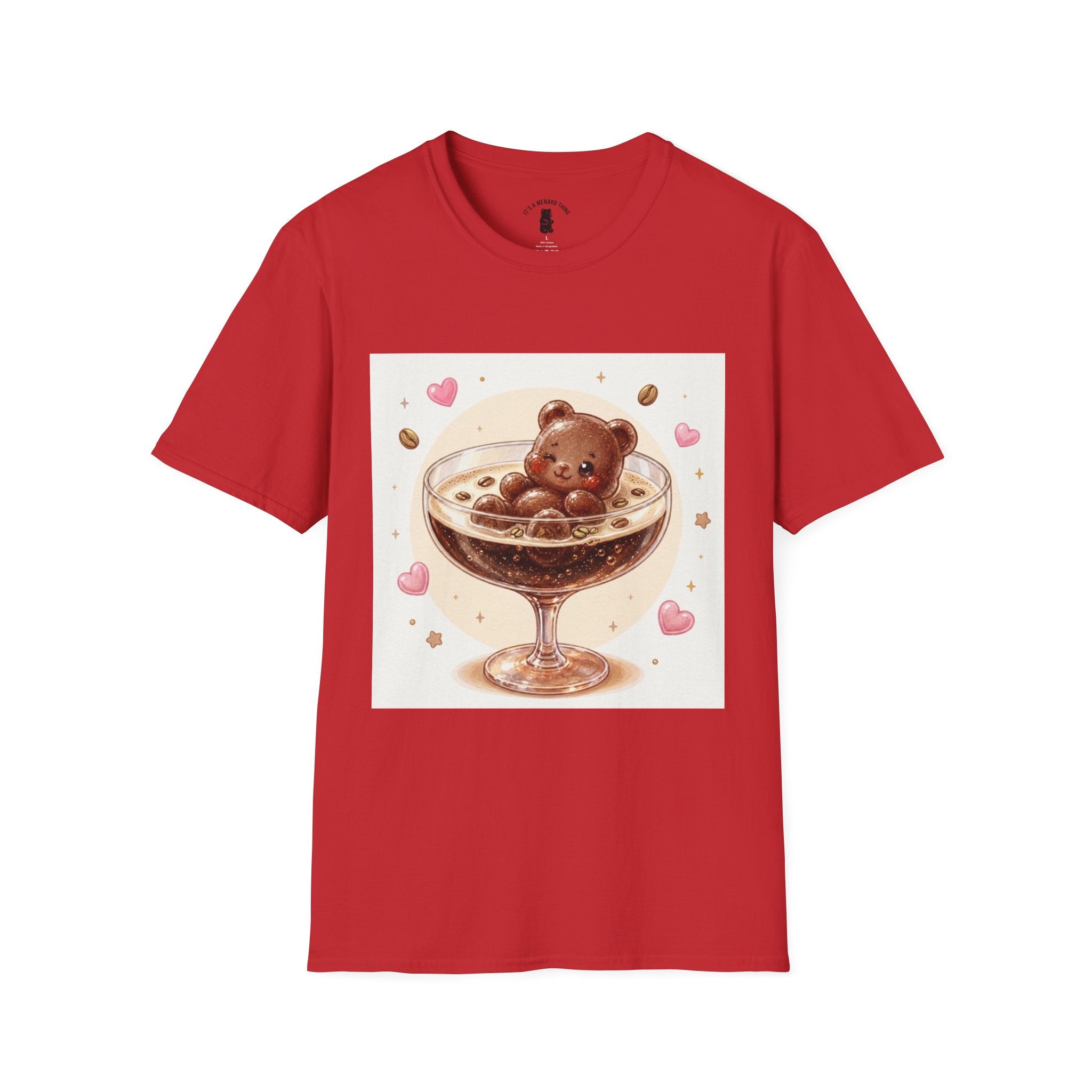 Tart Coffee Martini pool Boozy Gooey Gummy Bears- Kawaii Graphic T-Shirt