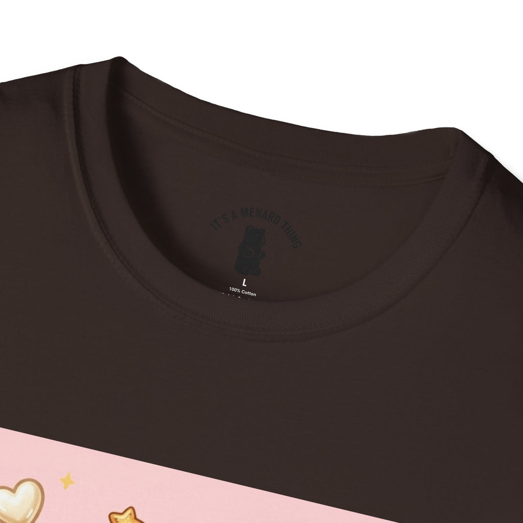 Cute Cheese Danish Gooey Gummy Bear — Kawaii Graphic T-Shirt