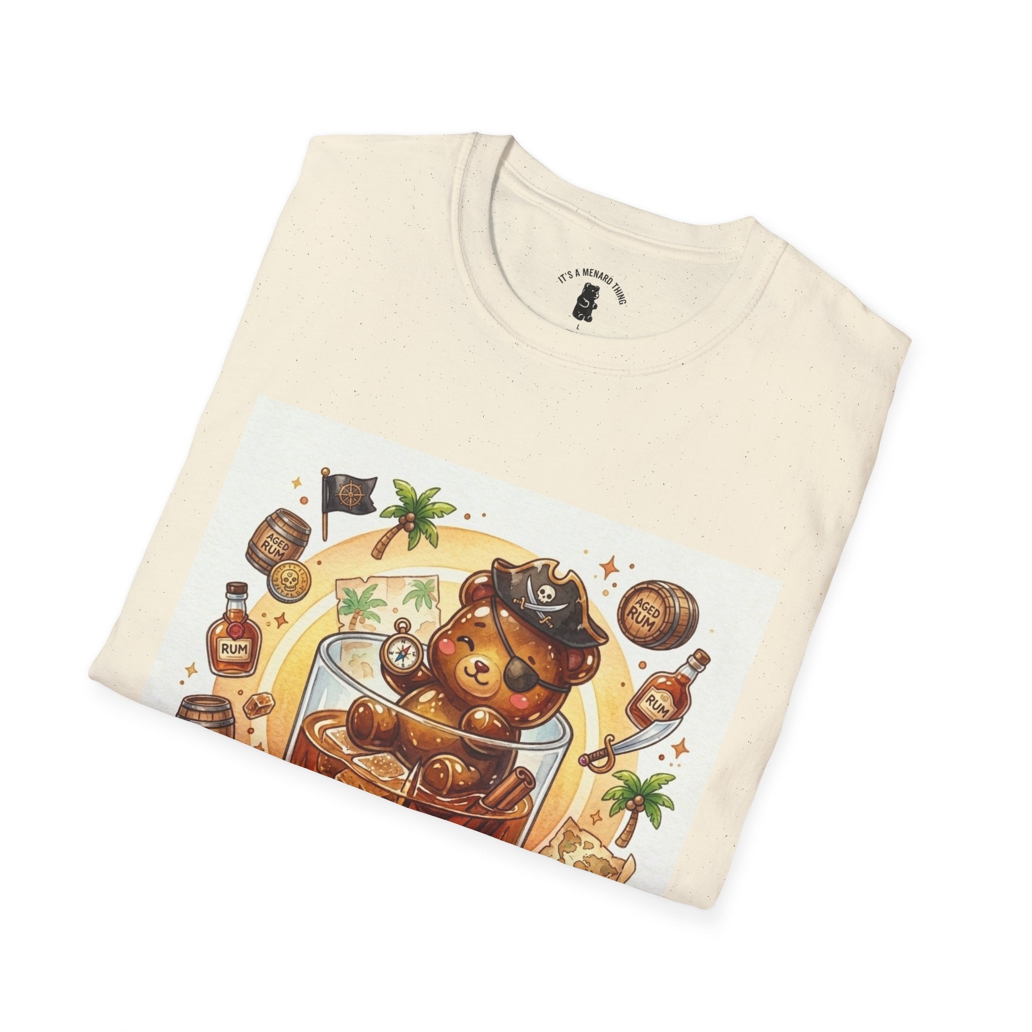 Yo-Ho Pirates Rum! Boozy Gooey Gummy Bears- Kawaii Graphic T-Shirt