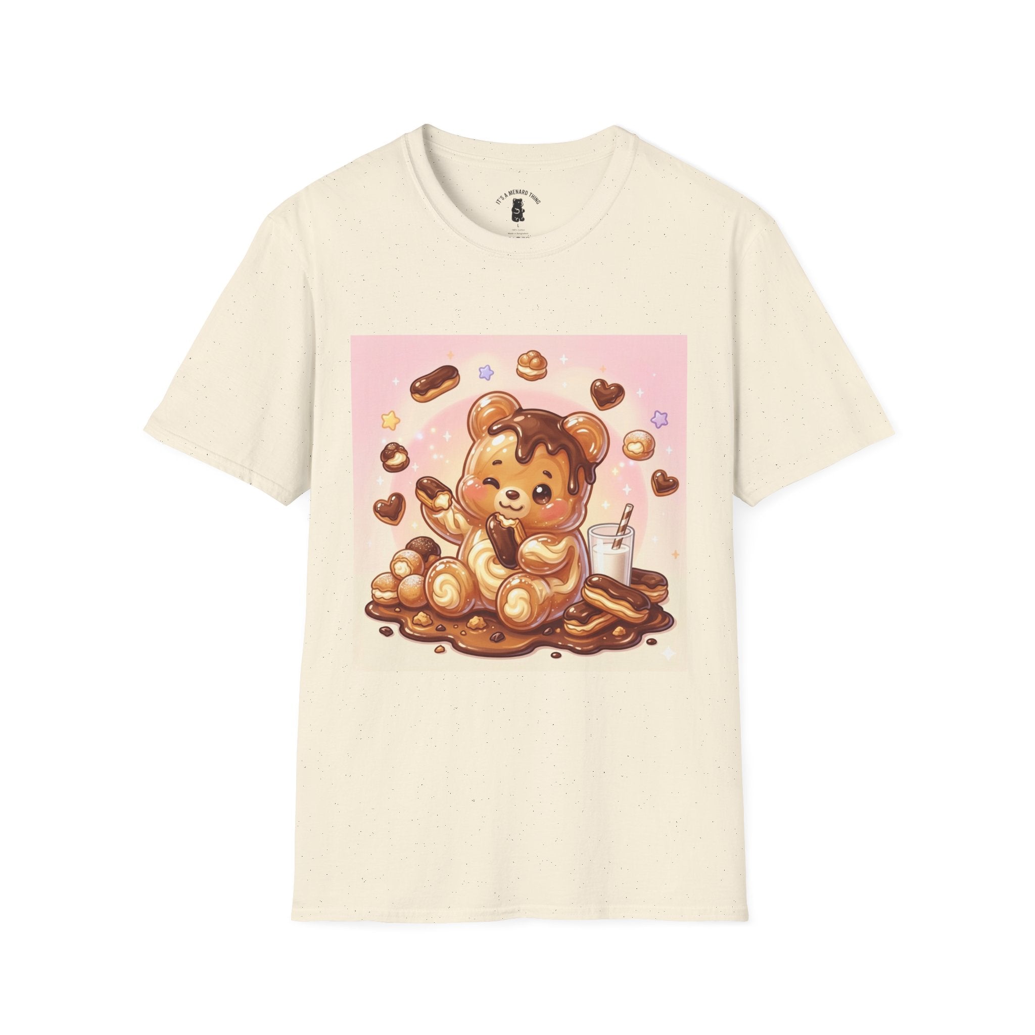 Simpley Sweet Eclair, Fudgey Oozy Bear Friend- Kawaii Graphic Shirt