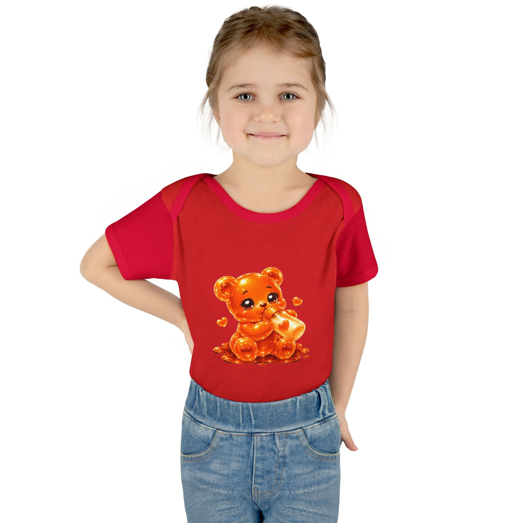 Snack Time, Oozy Baby Gummy Bear Cutie Special Addition- Graphic Onesie