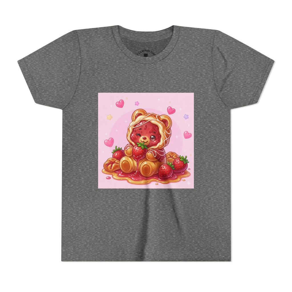 Strawberry Danish Gooey Gummy Bear Graphic Kids T‑Shirt