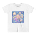 Merry-go-Saturn Cosmic Gooey Crystal Gummy Bear- Stars & Sparkles Graphic T-Shirt