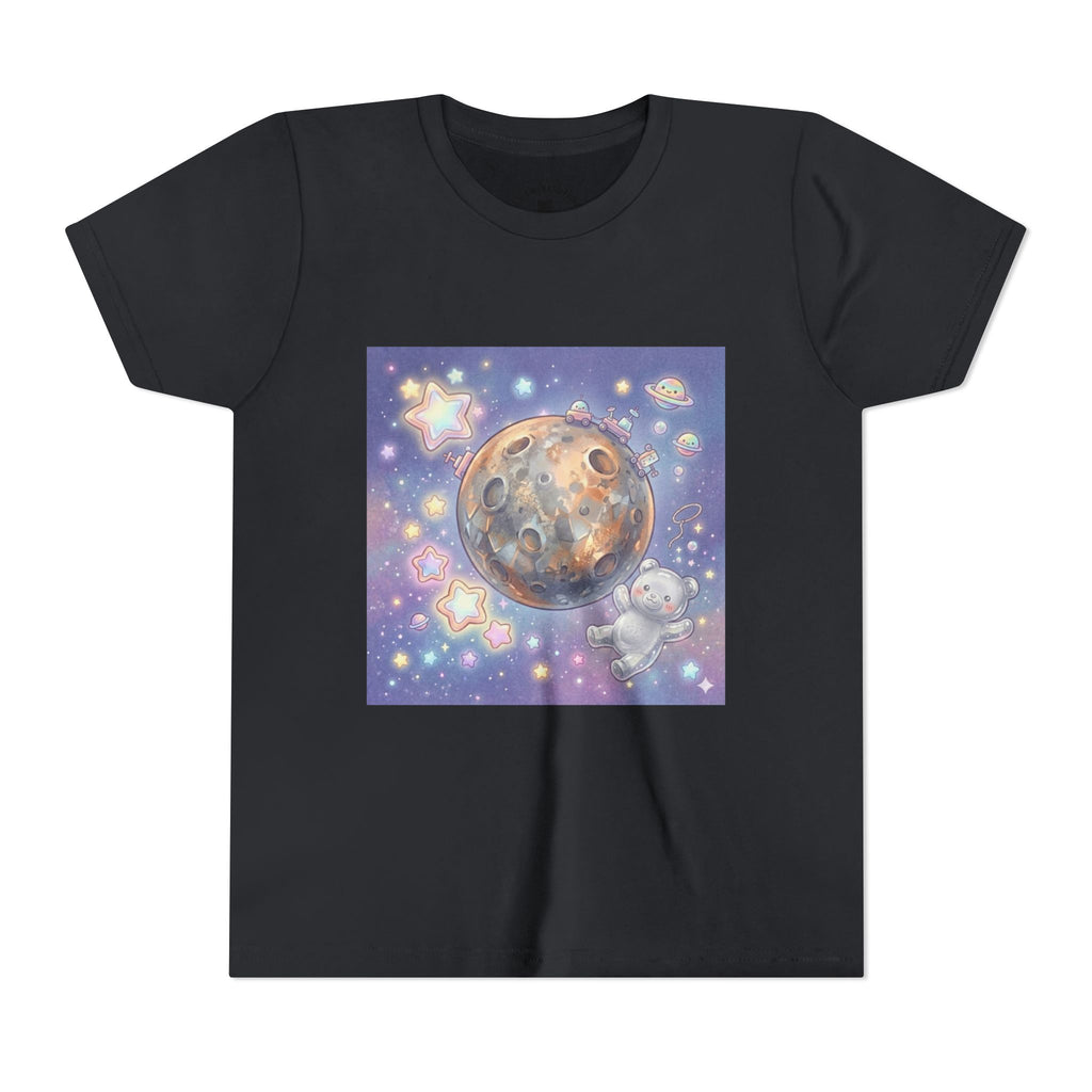 Lets Study Mercury, Silver Gooey Crystal Gummy Bear-Galaxy Graphic Youth Shirt