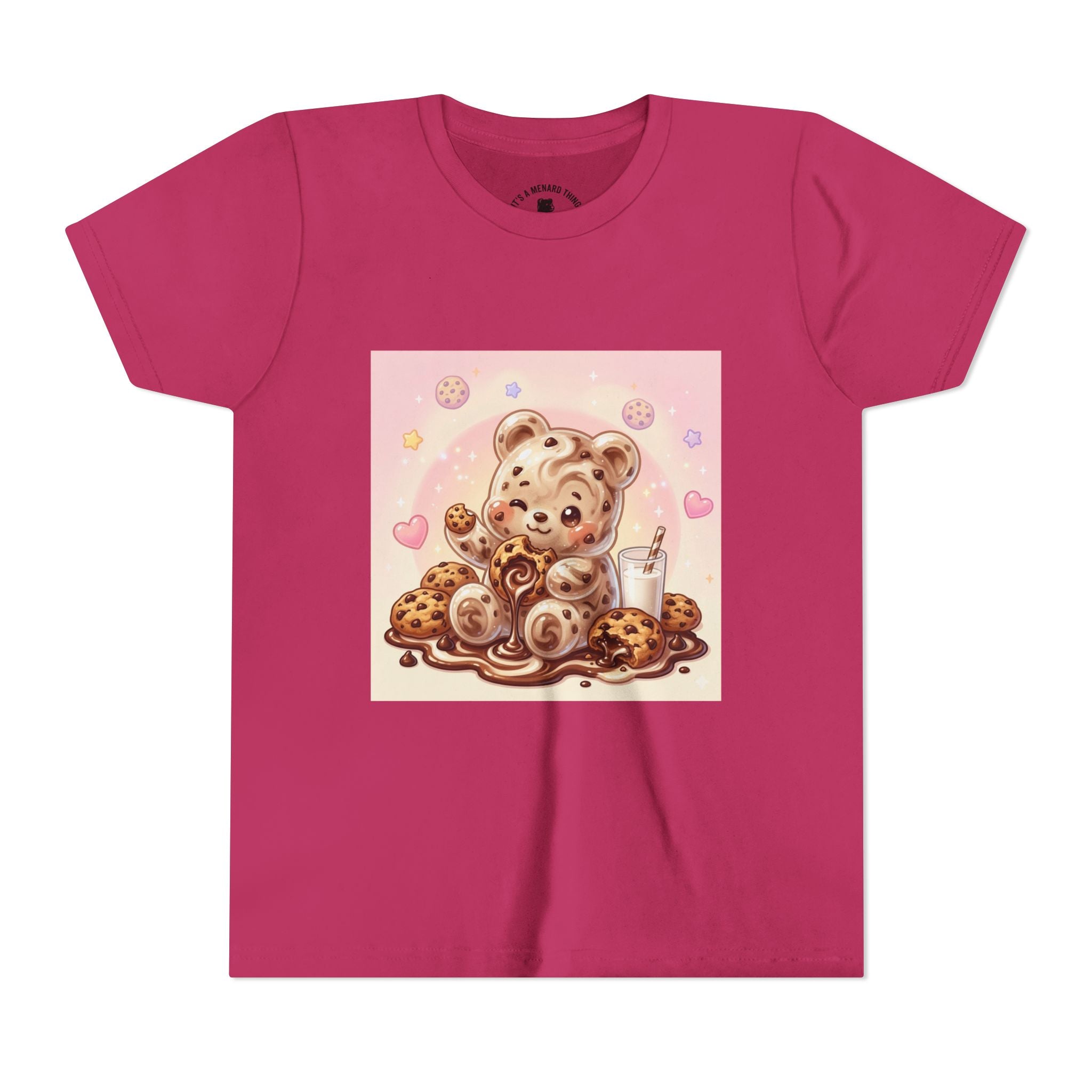 Cookies & Milk Gooey Fudge Gummy Bear Graphic Shirt
