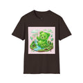 Green Teddy Bear Nature Tee — Cute Eco-Garden Graphic T-Shirt