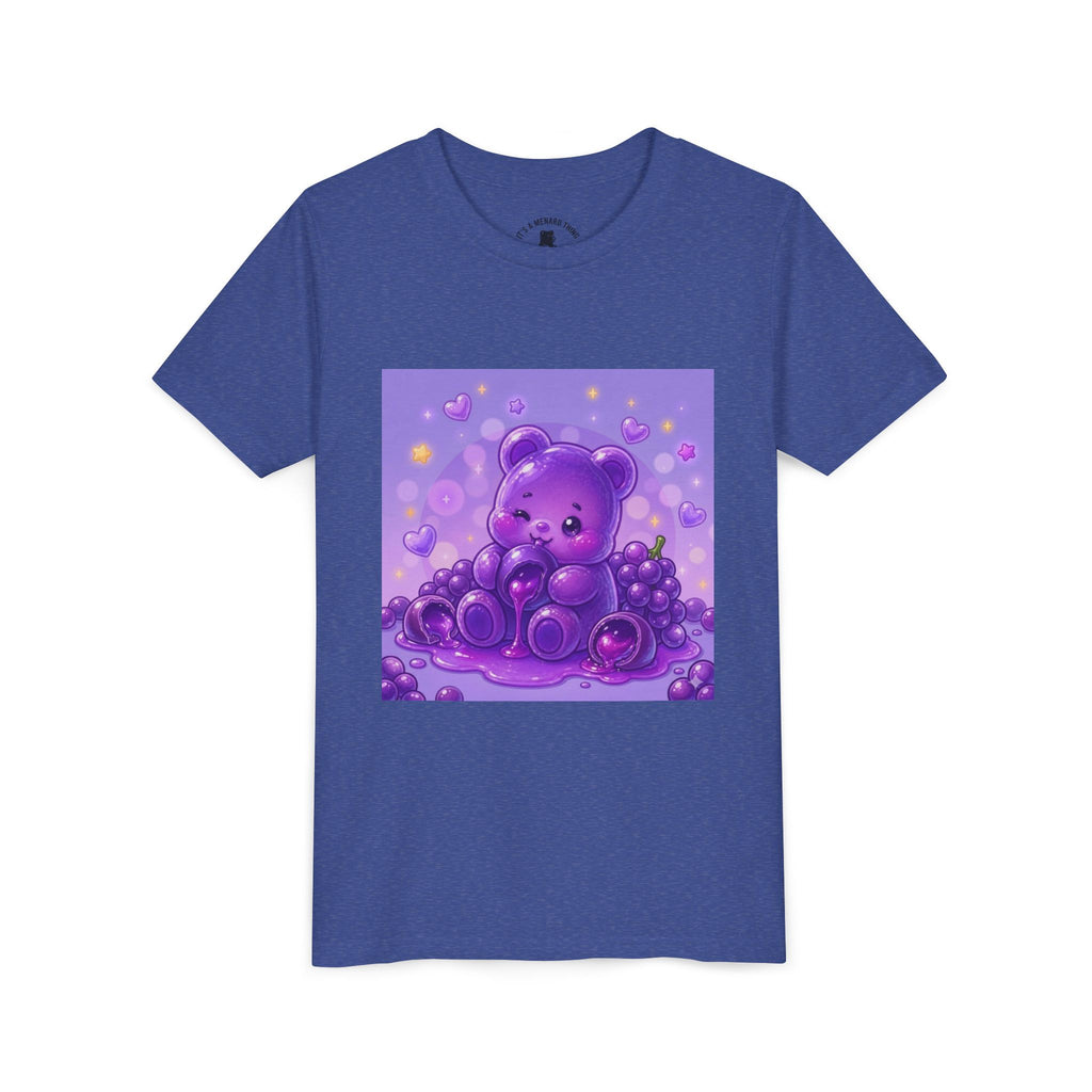 Gooey Grape Gummy Bear Cute Kids Shirt