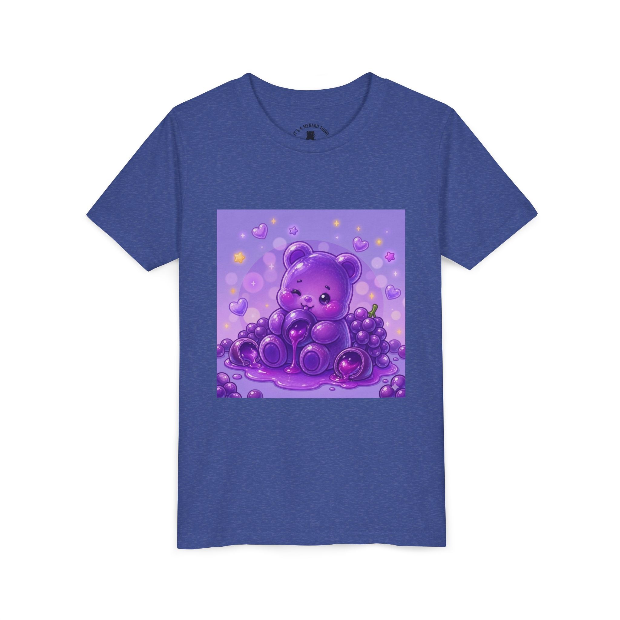 Gooey Grape Gummy Bear Cute Kids Shirt