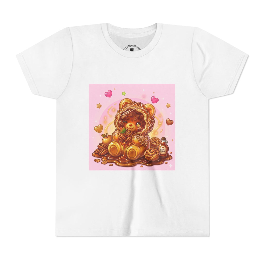 Cinnamon, Butter & Pecan Danish Gooey Gummy Bear Youth T-Shirt