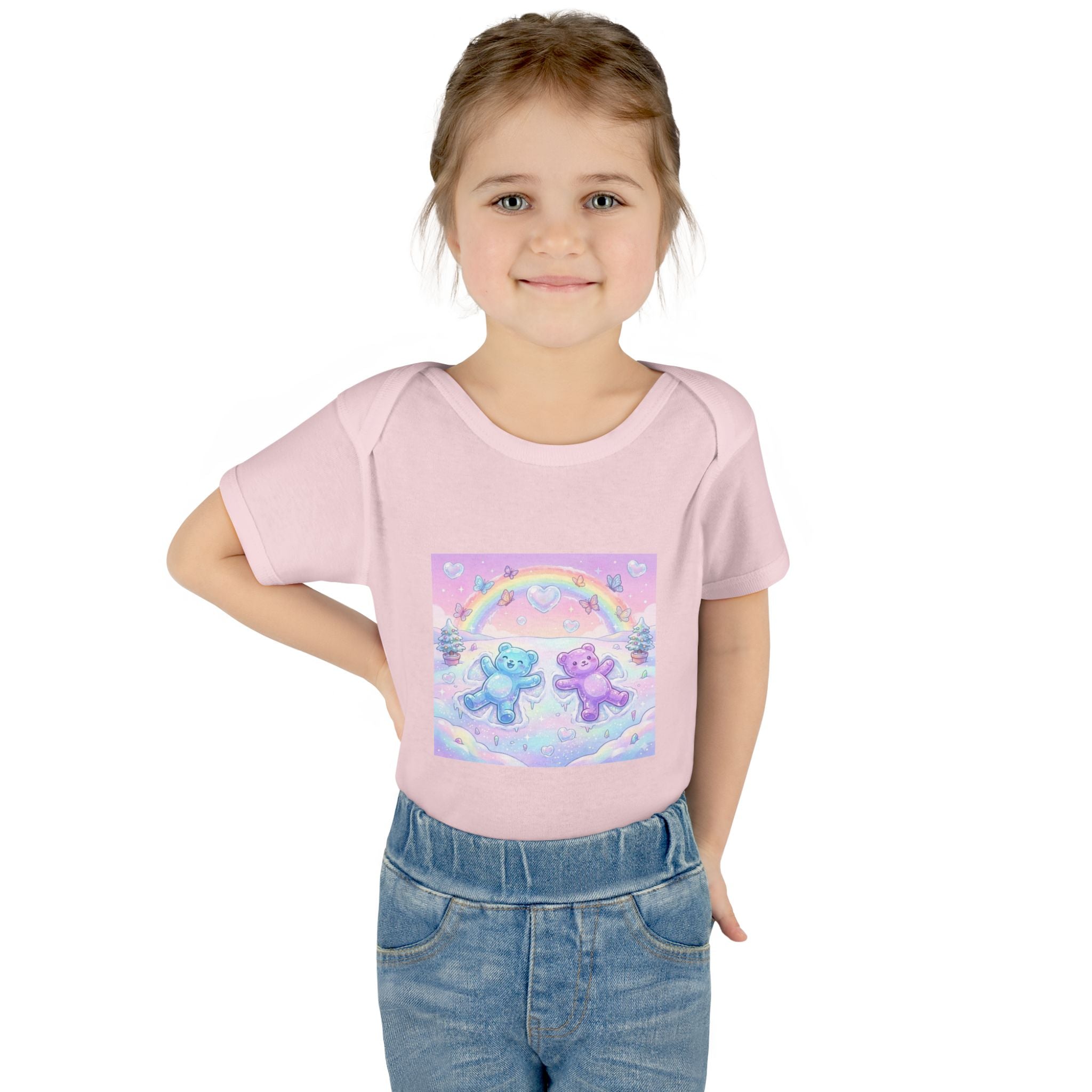 Twin Snow Angel Gooey Gummy Bears Infant Bodysuit — Cute Baby Onesie