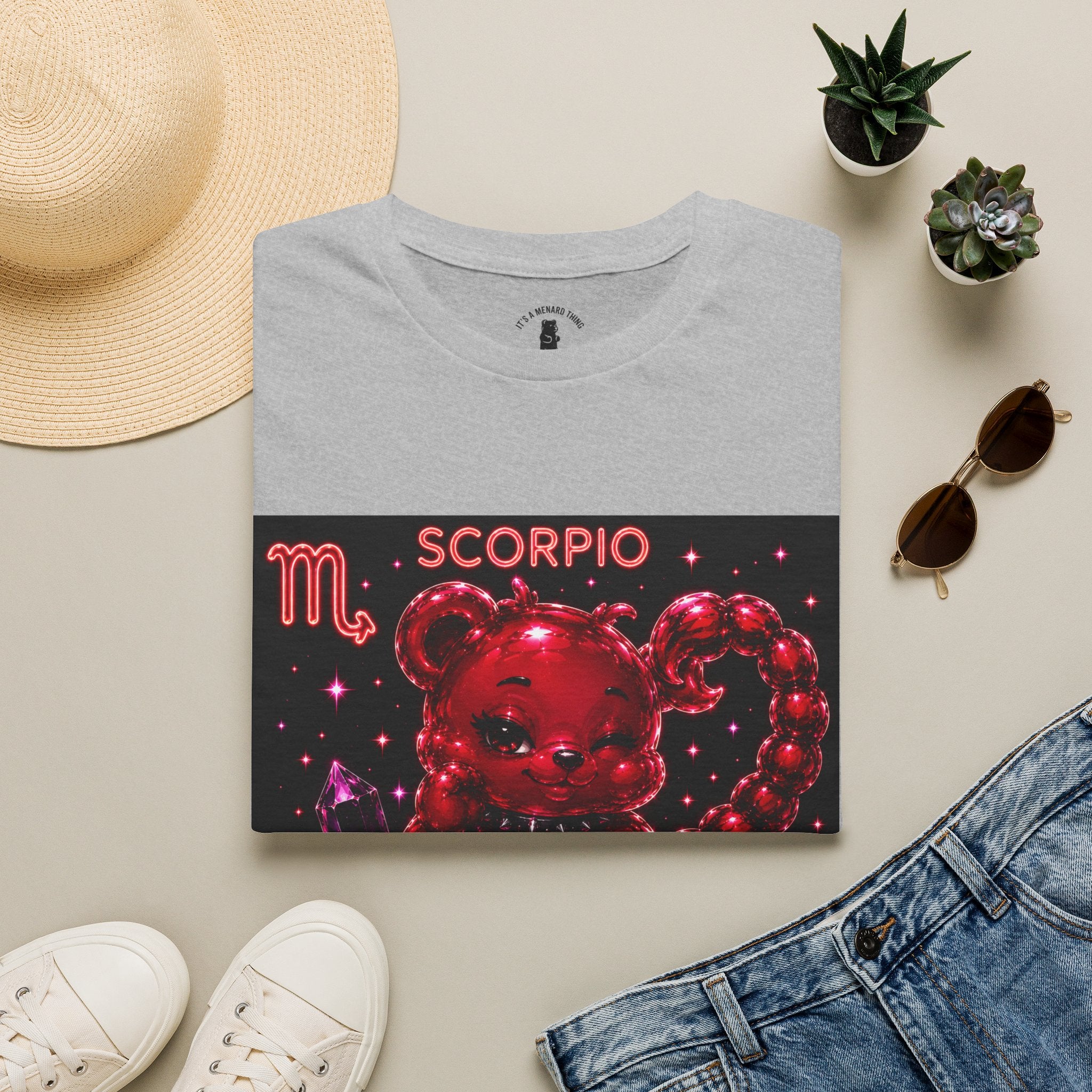 Scorpio Zodiac Astrology Oozy Bear Special Additon- Graphic Shirt