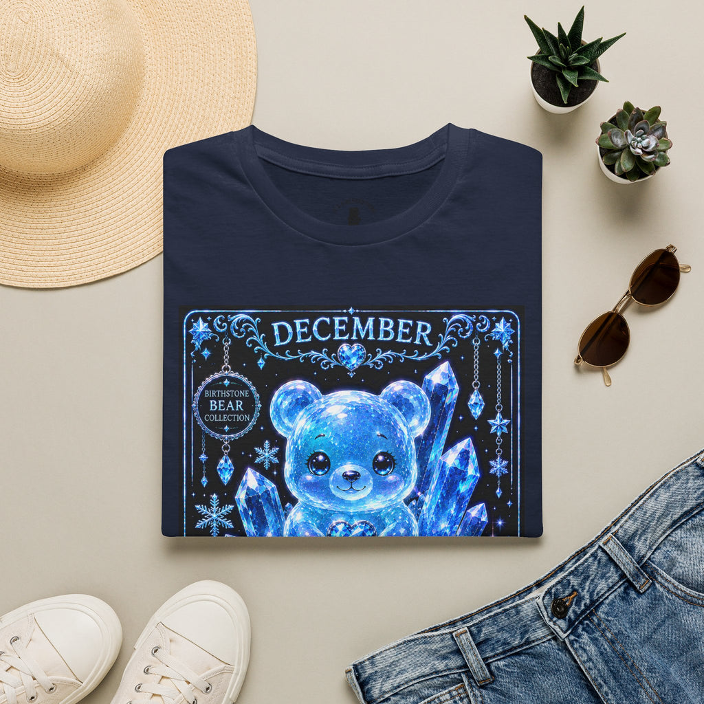 December, Blue Topaz Birthstone Oozy Bear Special Addition- Graphic Shirt