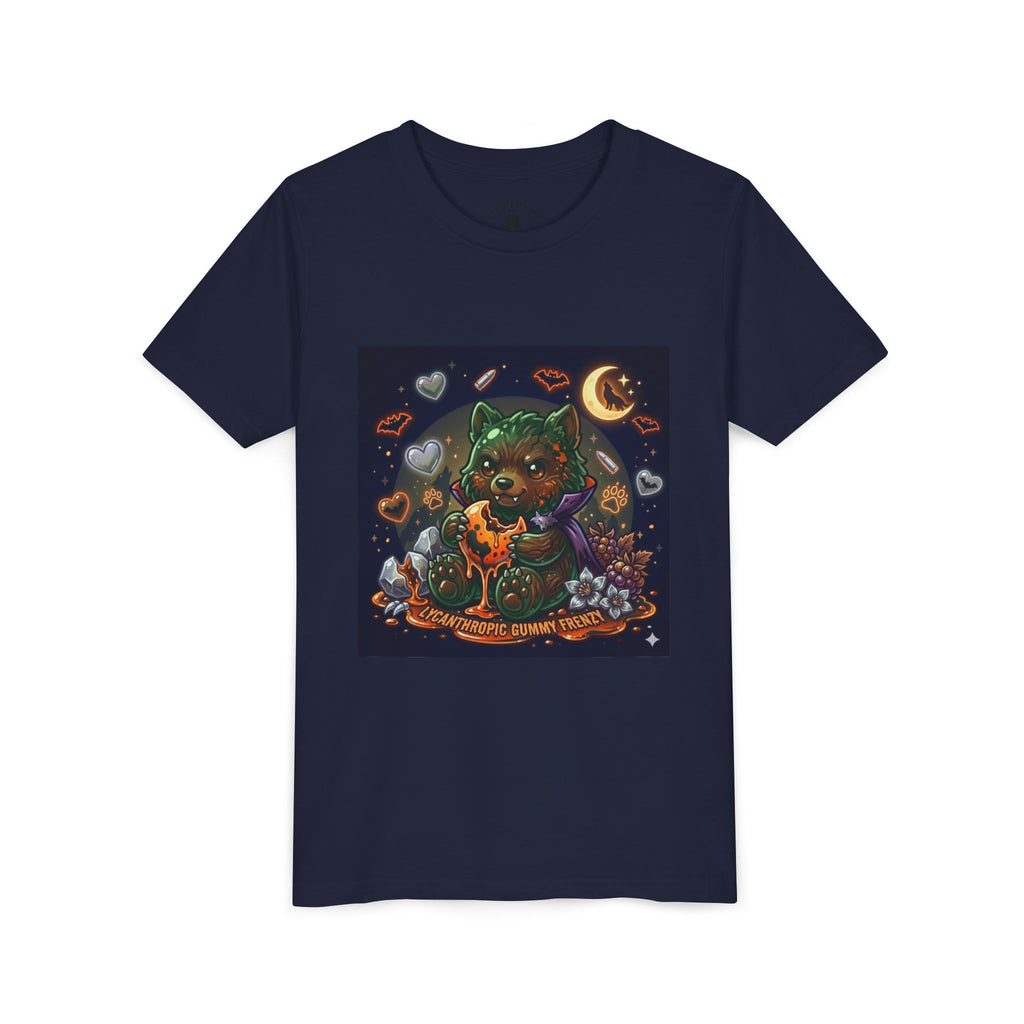 Halloween Werewolf Gooey Gummy Bear- Youth T-Shirt