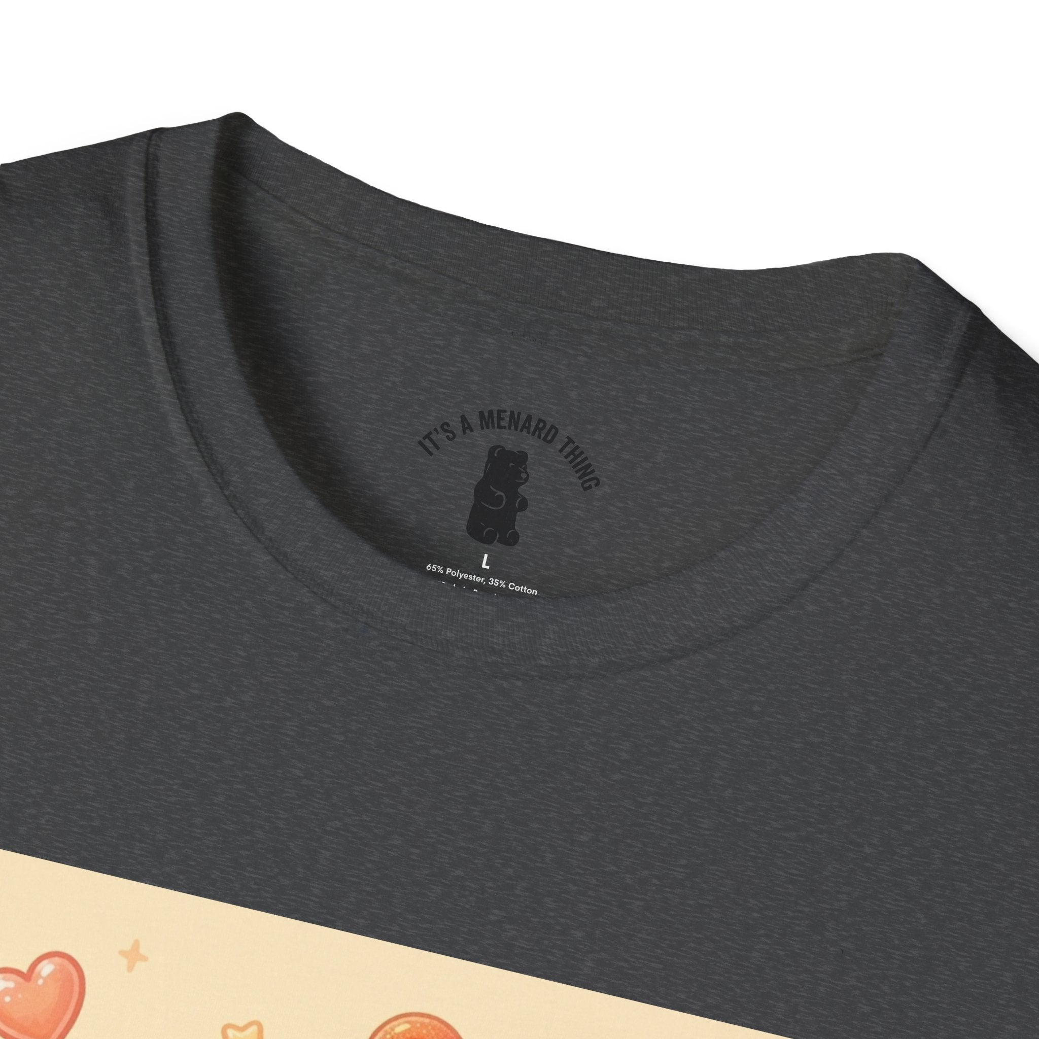 Peach Ring Gooey Gummy Bear- Cute Graphic T-Shirt