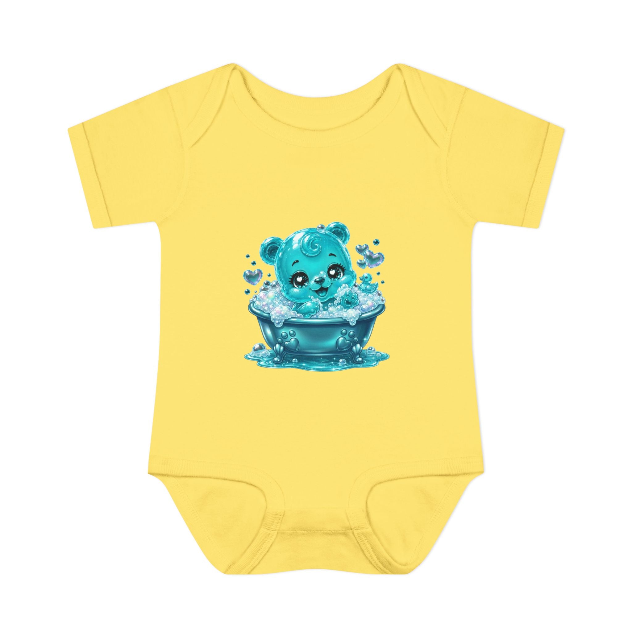 Adorable Bubble Bath Oozy Baby Gummy Bear Cutie Addition- Graphic Onesie