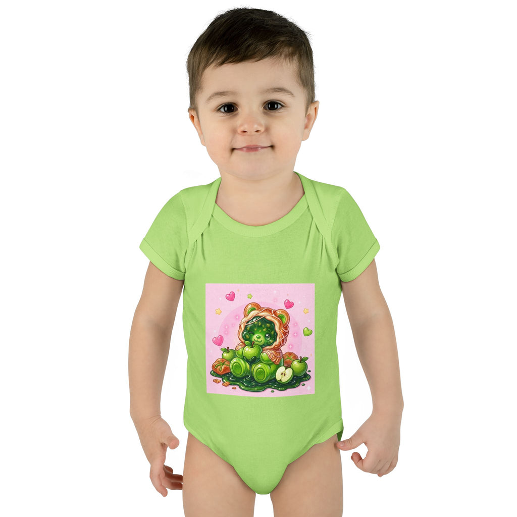 Green Apple Danish Gooey Gummy Bear in Puff PJs