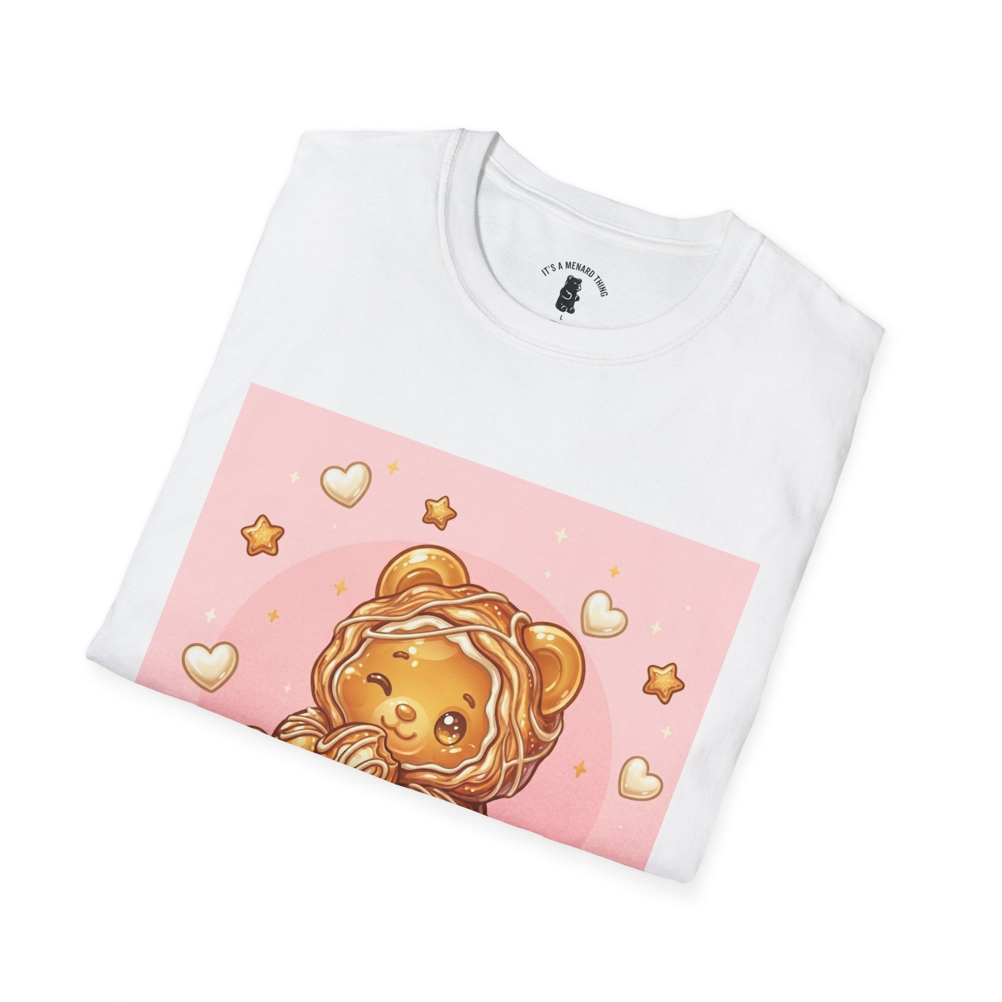 Cute Cheese Danish Gooey Gummy Bear — Kawaii Graphic T-Shirt