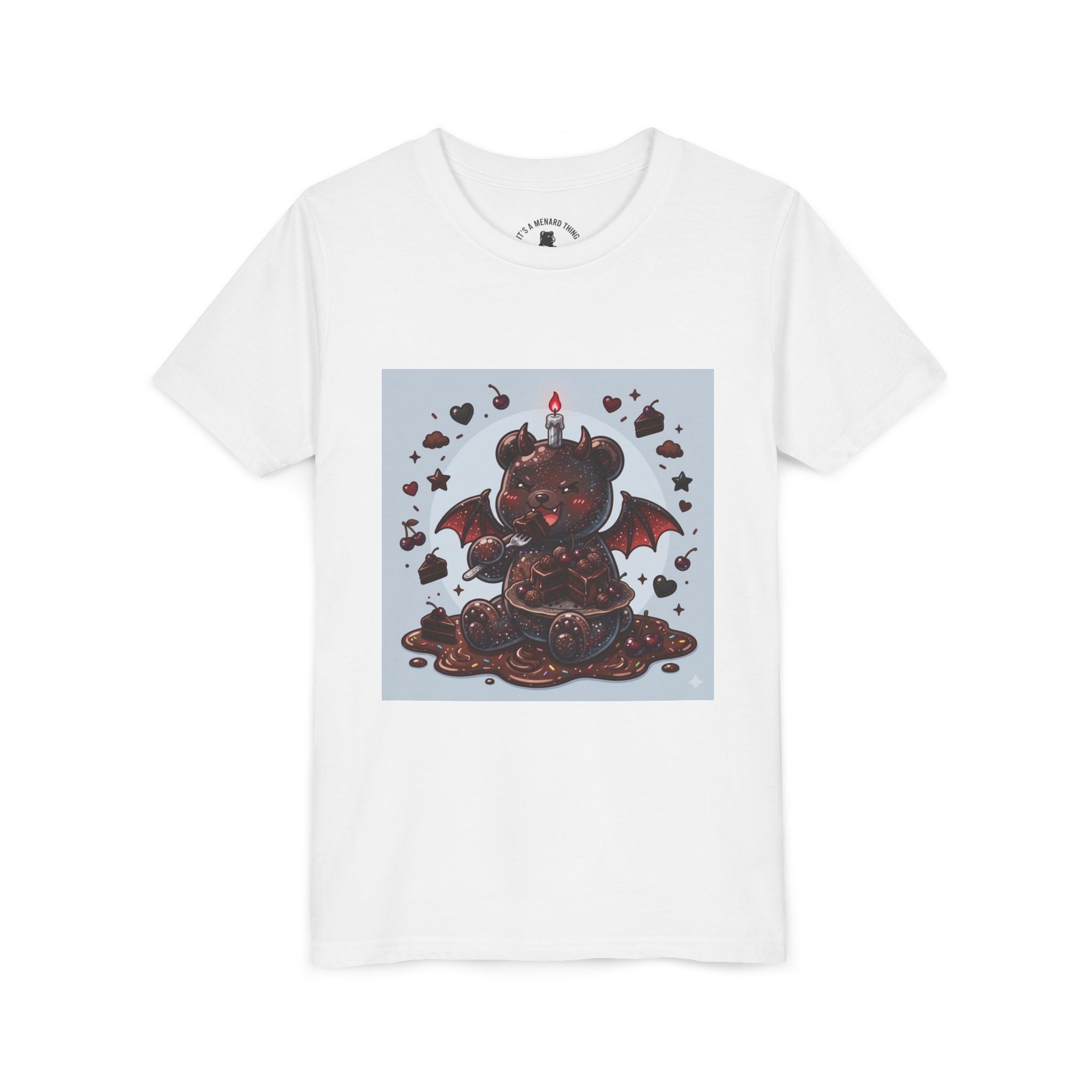 Devils Food Cake, Fudge Gooey Gummy Bear Youth Shirt