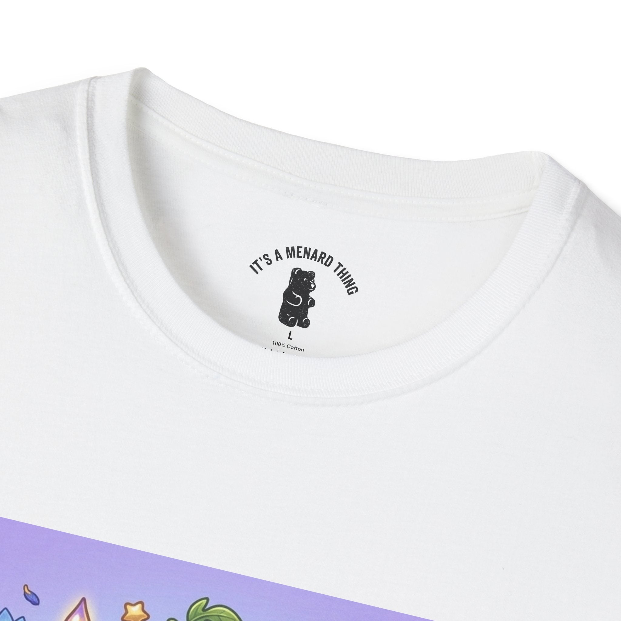 Blue Lotus Tea, Exotic Gooey Gummy Bear — Kawaii Graphic T-Shirt