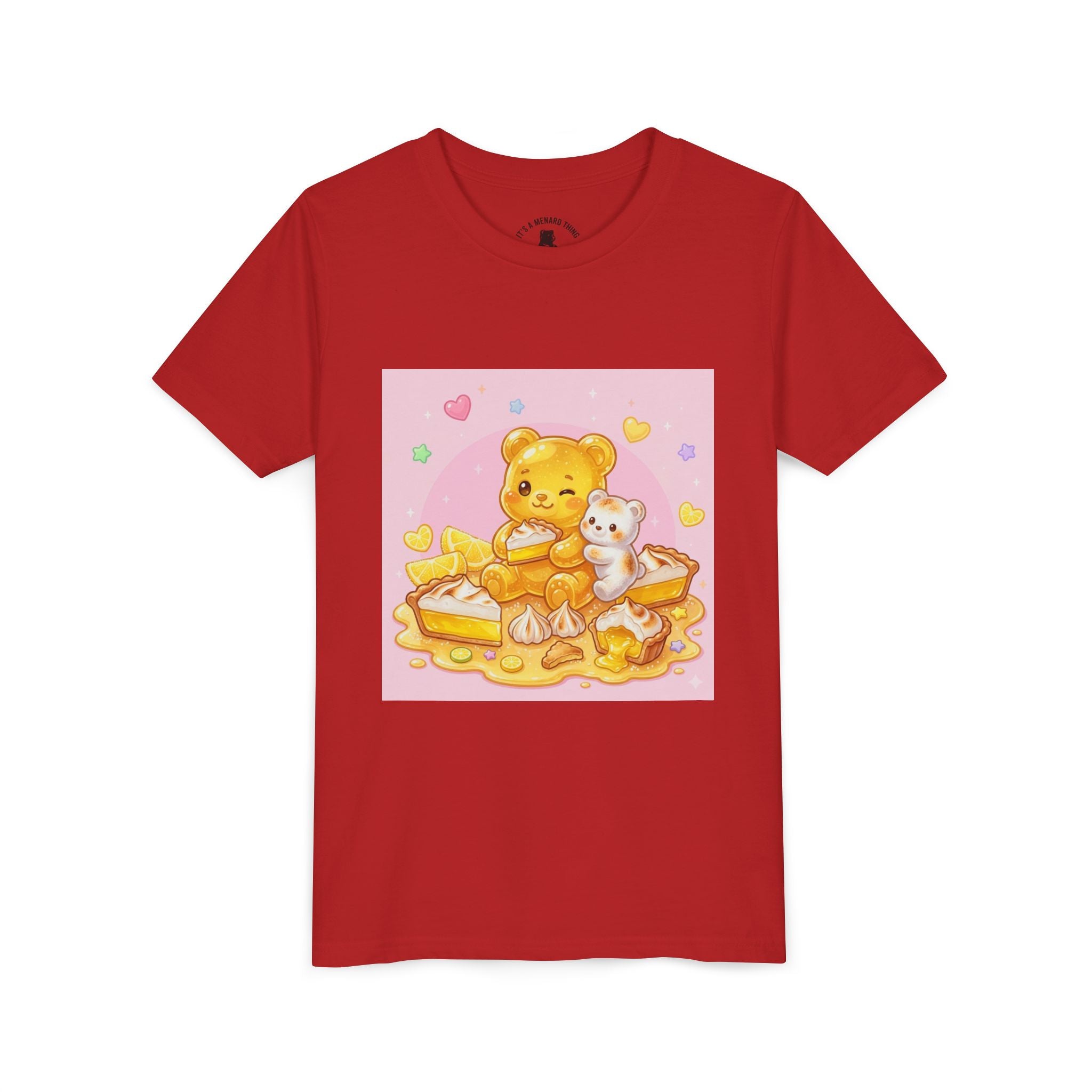 Lemon Meringue Pie Gooey Gummy bear Youth Tee
