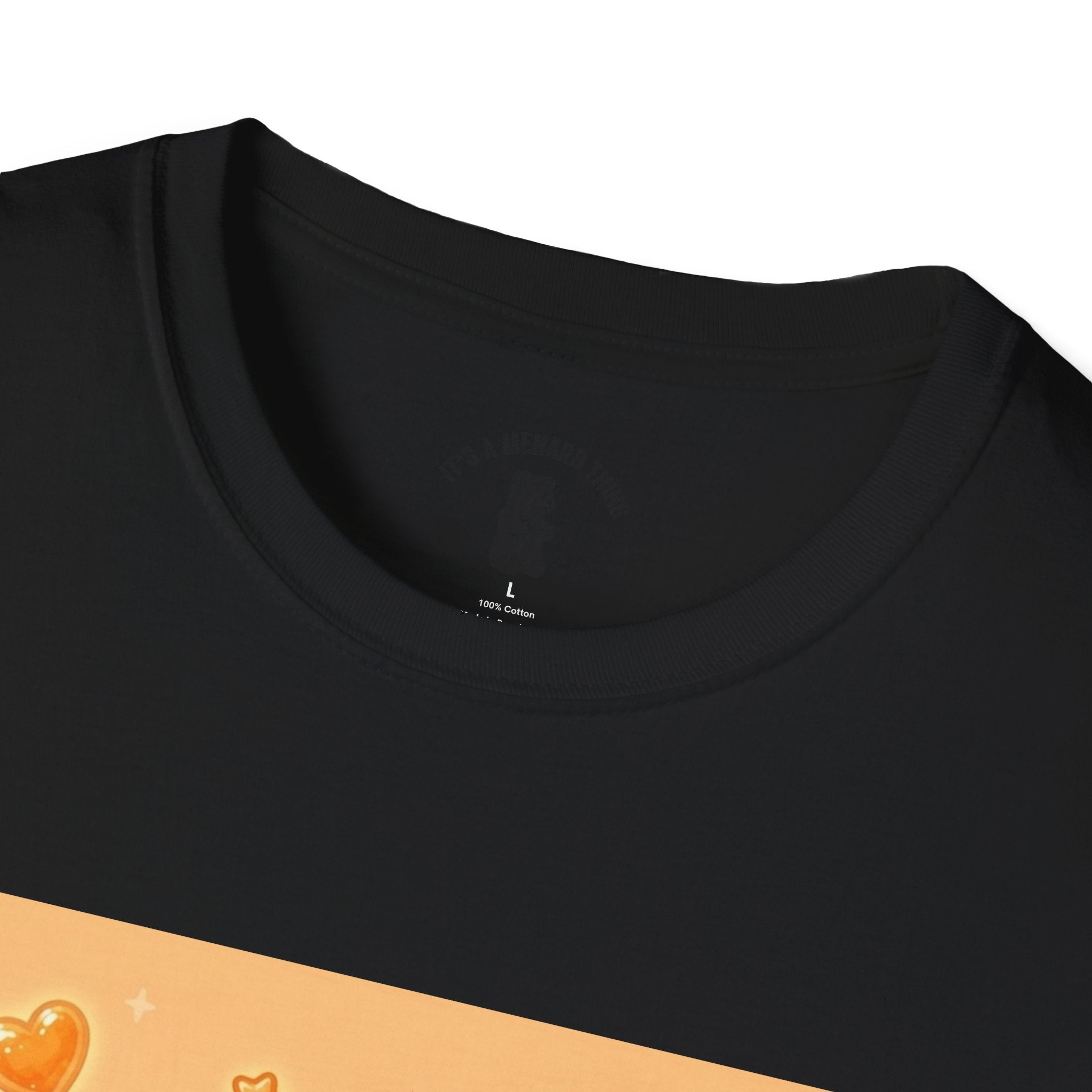 Orange Burst Gooey Gummy Bear T-Shirt —  Kawaii Graphic T-Shirt