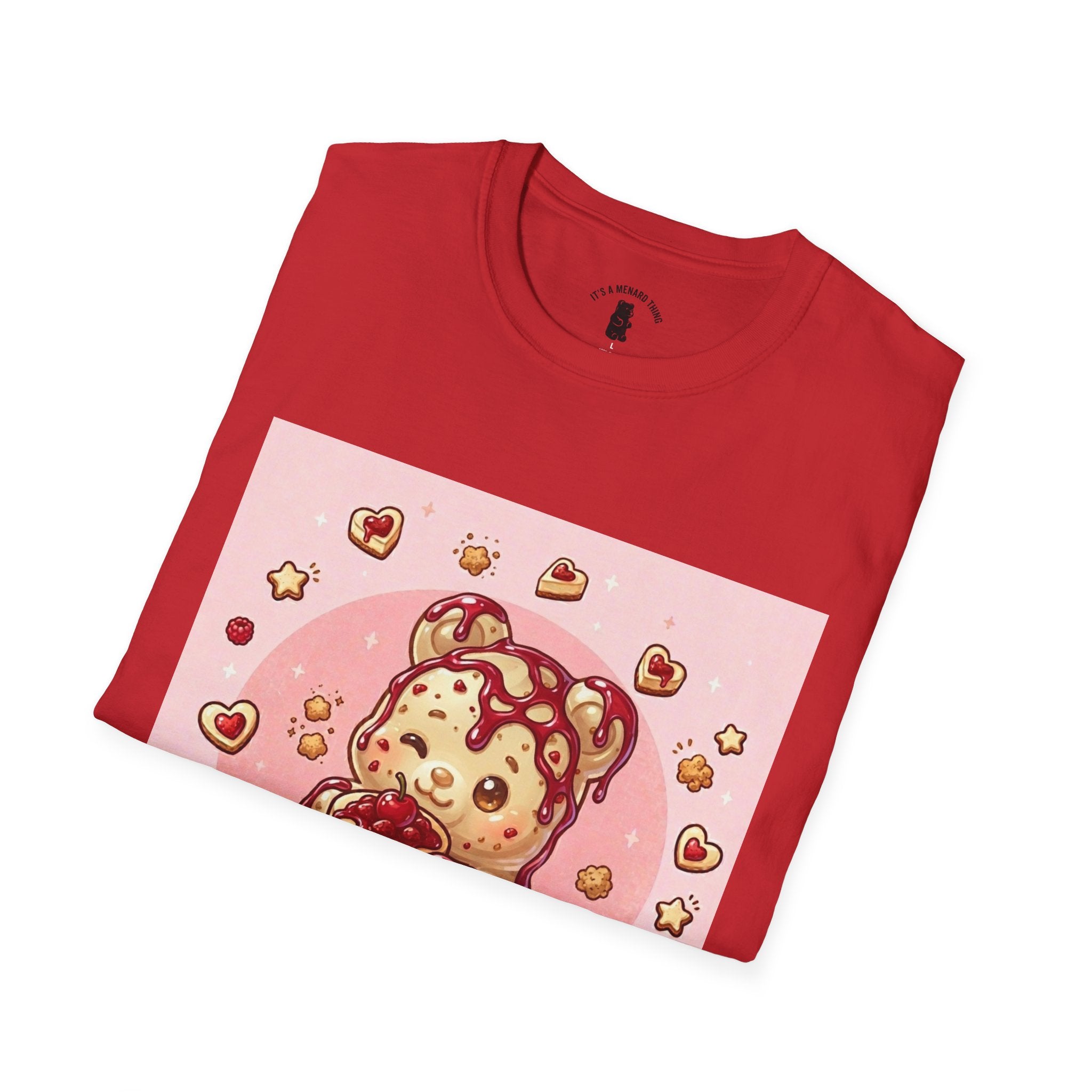 Raspberry Cheese Cake Gooey Gummy Bear — Kawaii Grapic T-Shirt