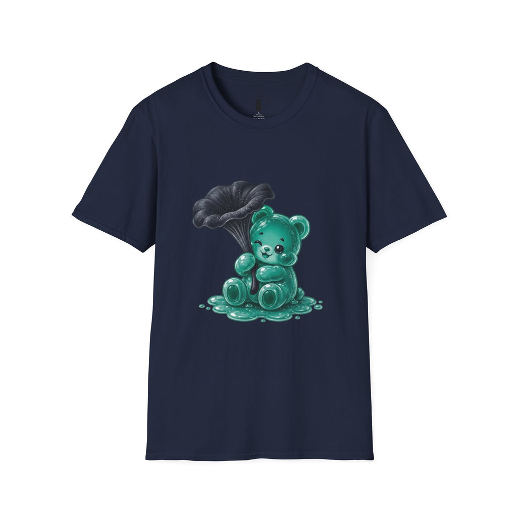 Black Trumpet Mushroom, Teal Special Oozy Bear Gummy Special- Graphic Shirt
