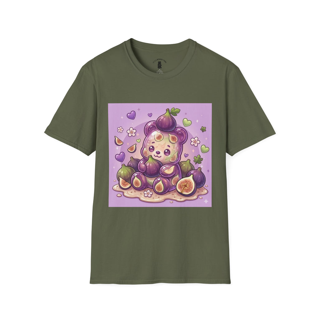 Delicious Ripe Fig, Exotic Oozy Gummy Bear Friend — Kawaii Fruit Design