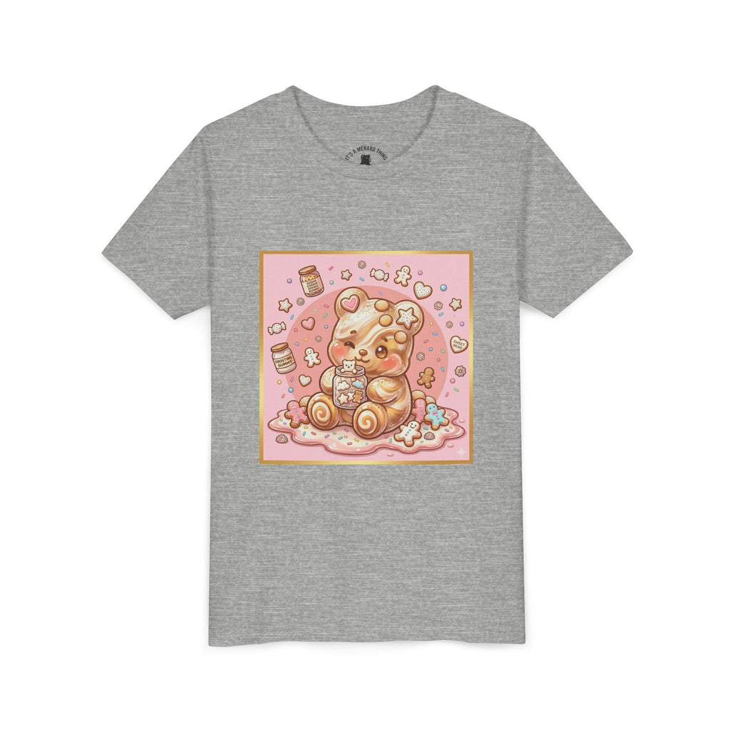 Sugar Frosted Holiday Cookie Gooey Gummy Bear Youth T-Shirt