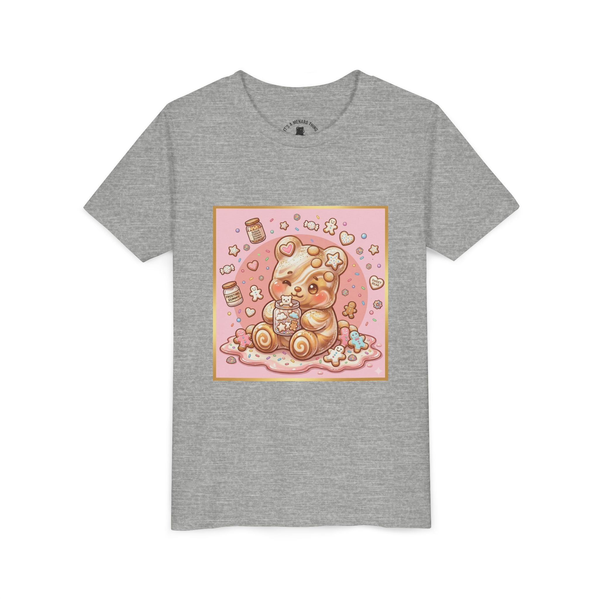Sugar Frosted Holiday Cookie Gooey Gummy Bear Youth T-Shirt