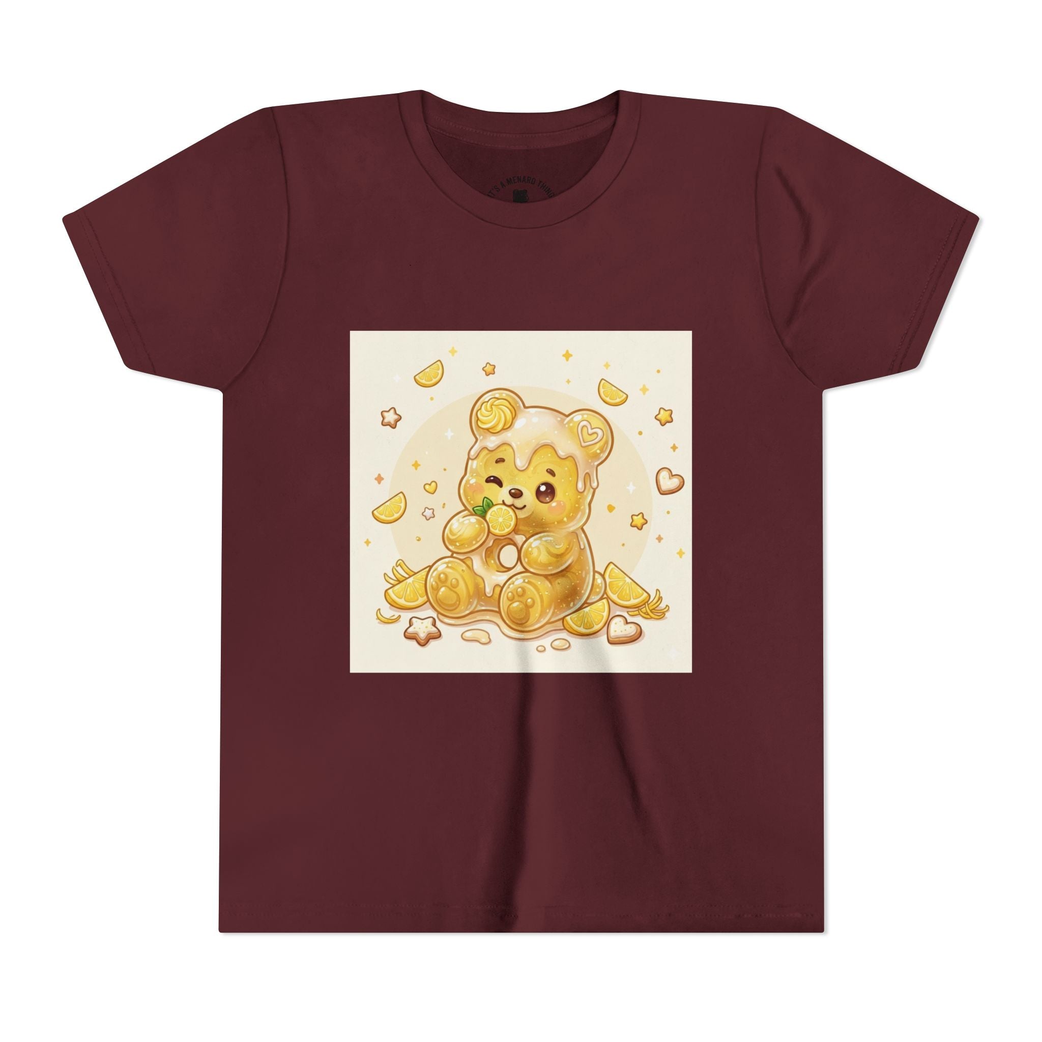 Lemon Bunt Cake Gooey Gummy bear Kids Shirt