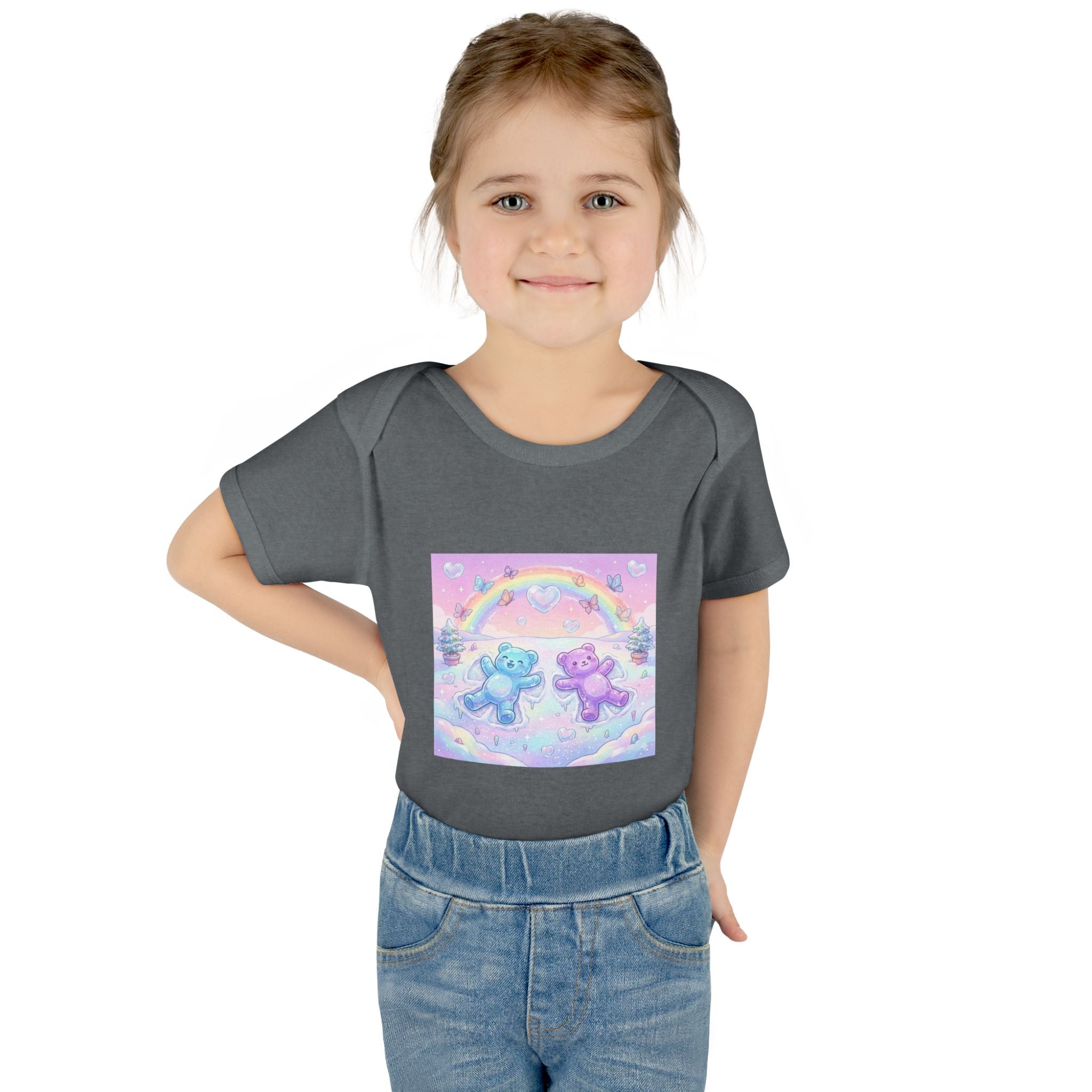 Twin Snow Angel Gooey Gummy Bears Infant Bodysuit — Cute Baby Onesie