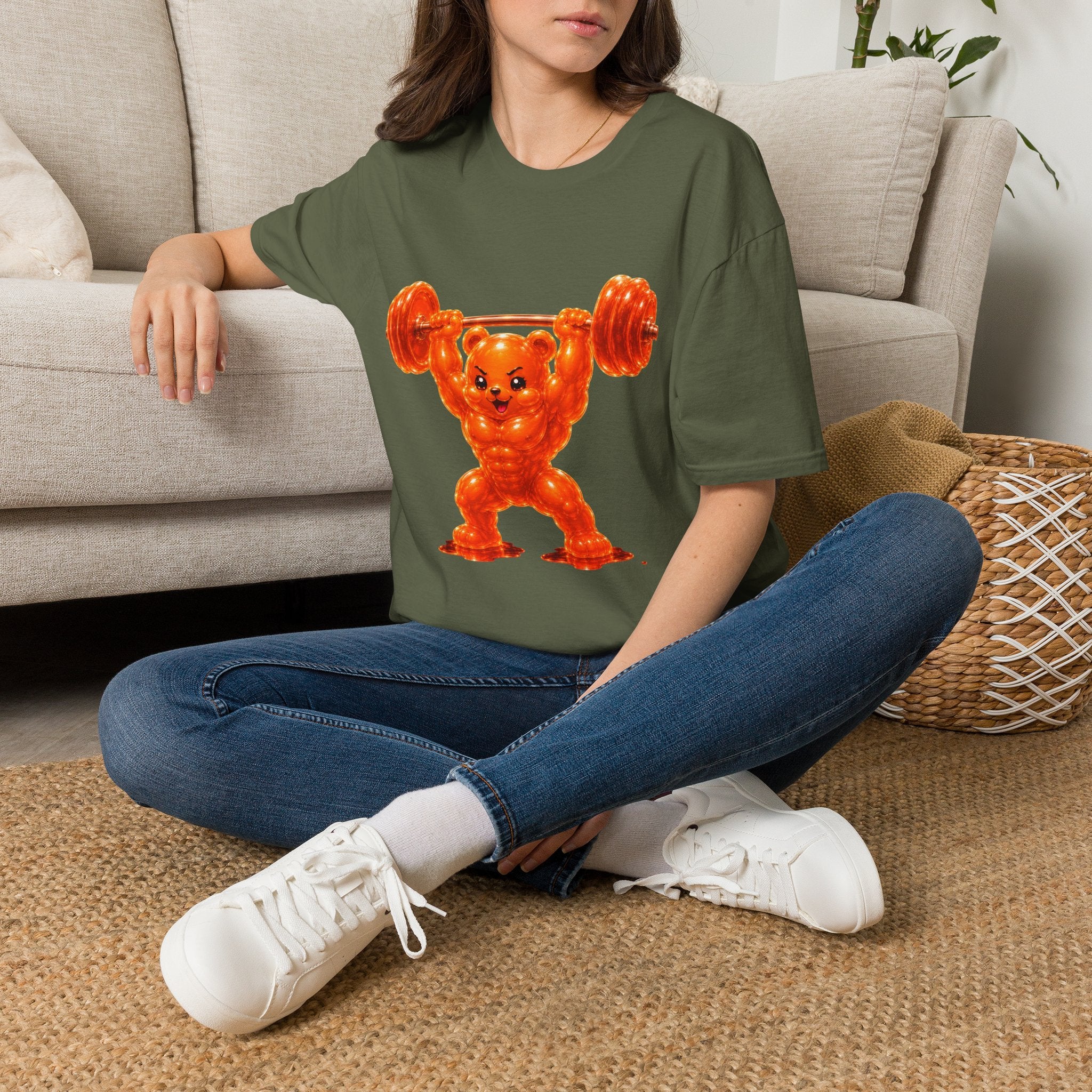 The Shredded Oozy Bear Special Neon Addition- Graphic Shirt