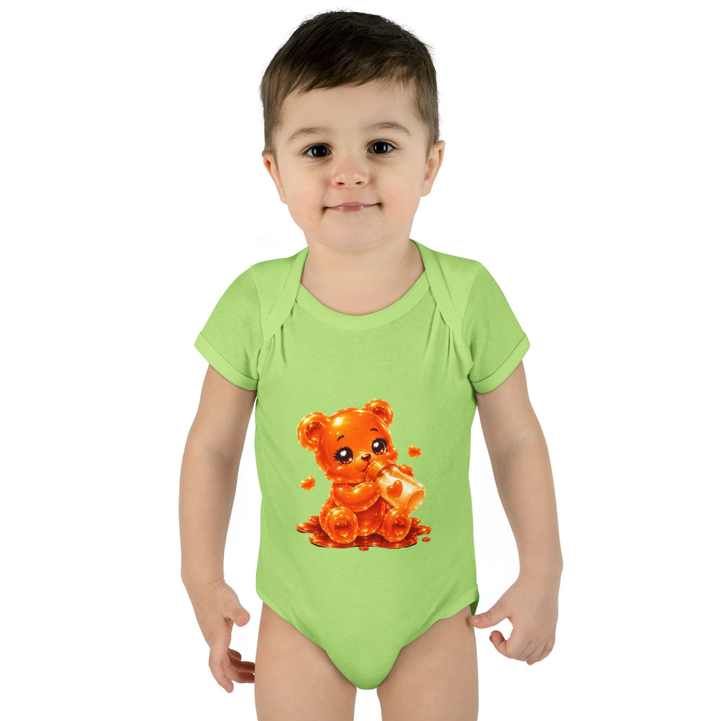 Snack Time, Oozy Baby Gummy Bear Cutie Special Addition- Graphic Onesie
