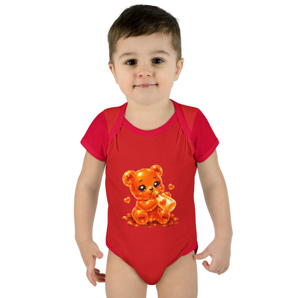 Snack Time, Oozy Baby Gummy Bear Cutie Special Addition- Graphic Onesie